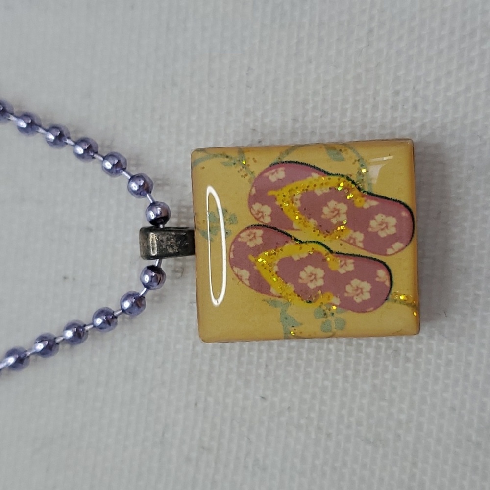 Hawaiian Slipper Necklace